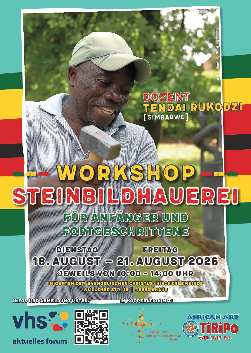 Öffnet die Seite 'Workshop Steinbildhauerei'